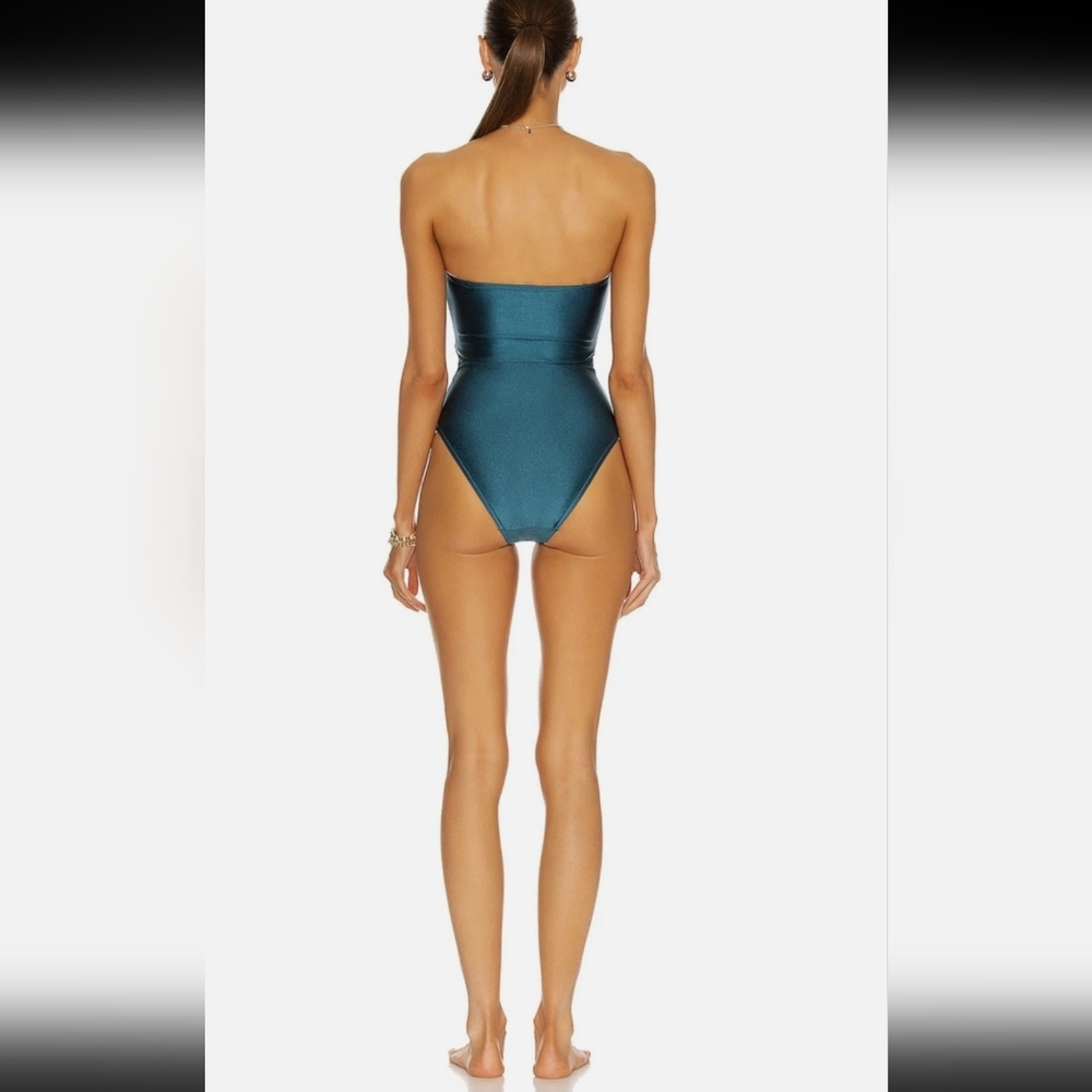 ZIMMERMANN CASSIA DOUBLE RING ONE PIECE SWIMSUIT ;SIZE:US:8-10 - Picture 4 of 16